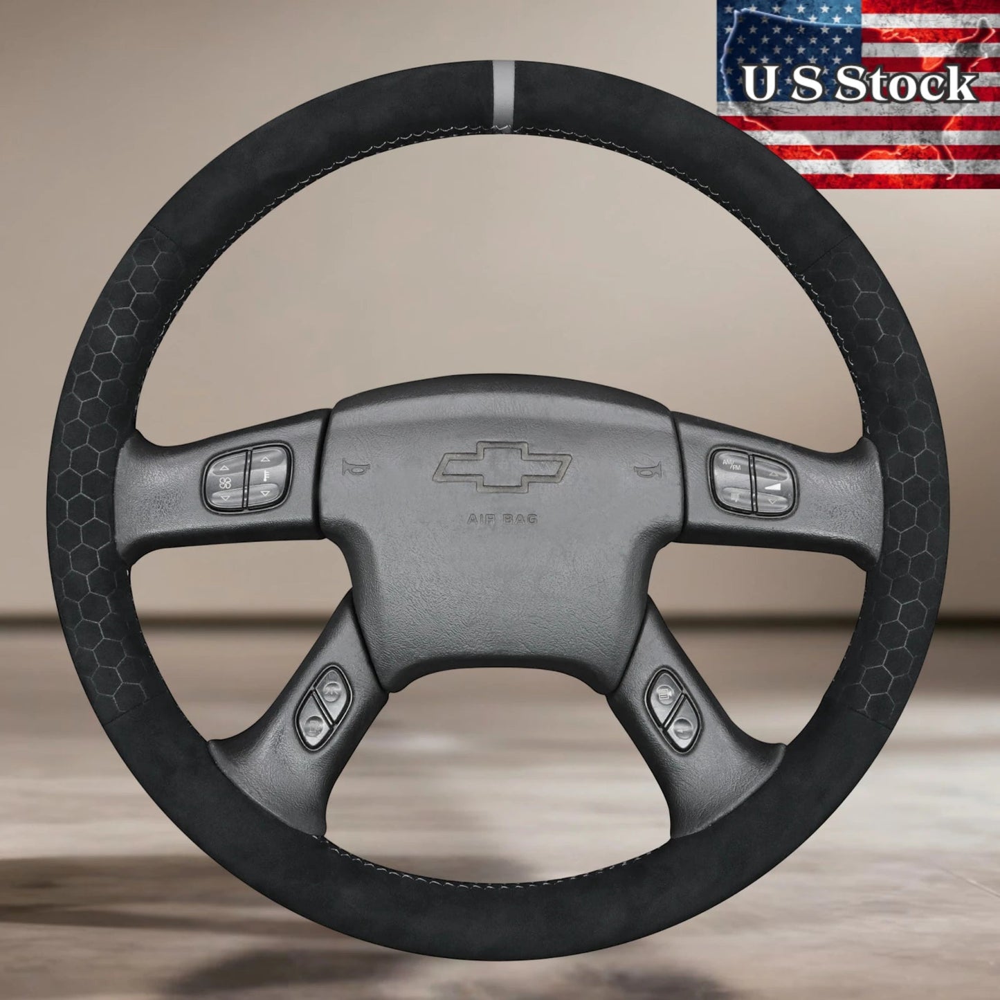 US STOCK Steering Wheel Cover For Chevrolet (Chevy) Silverado 2003-2007