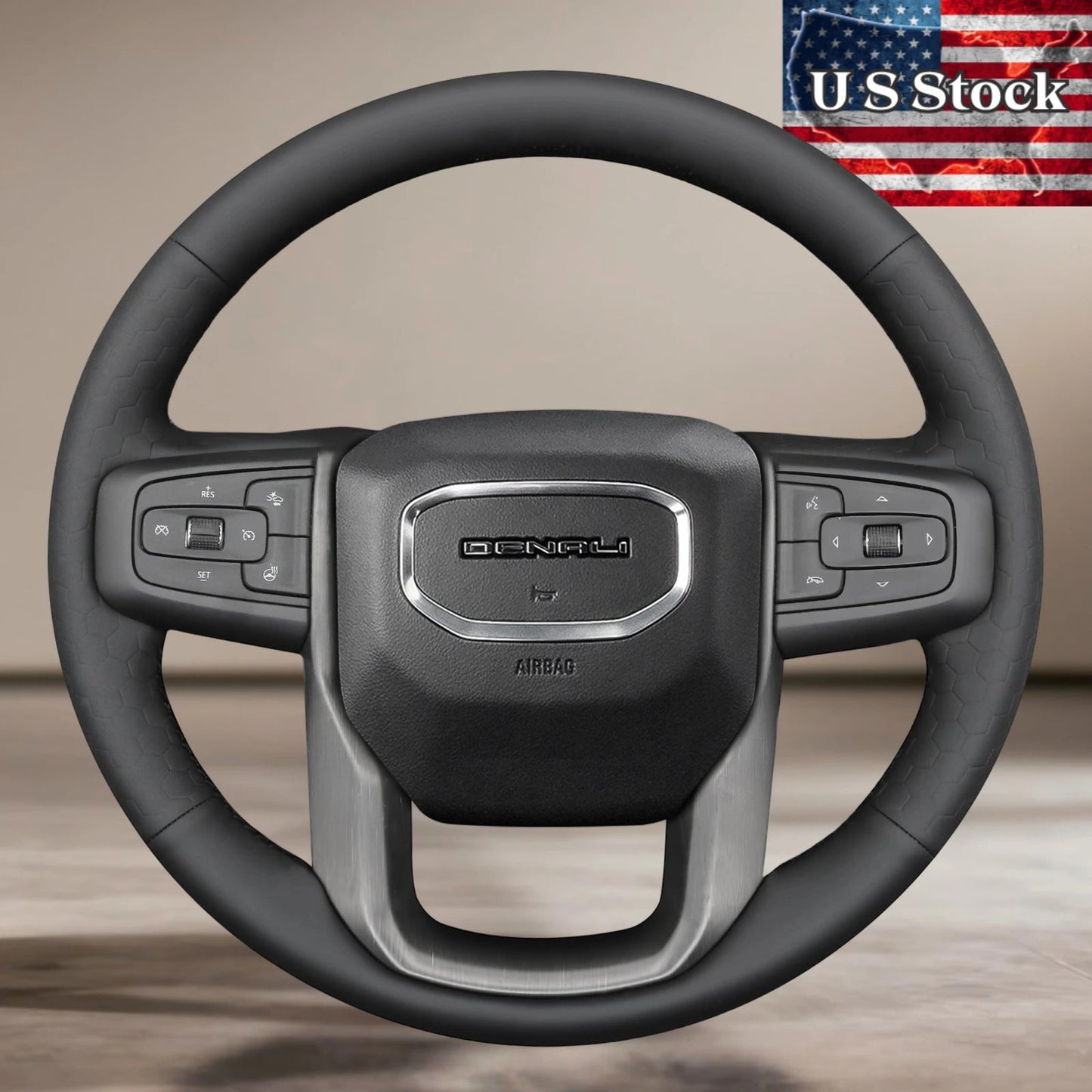 US STOCK Steering Wheel Cover For GMC Sierra 2019-2024