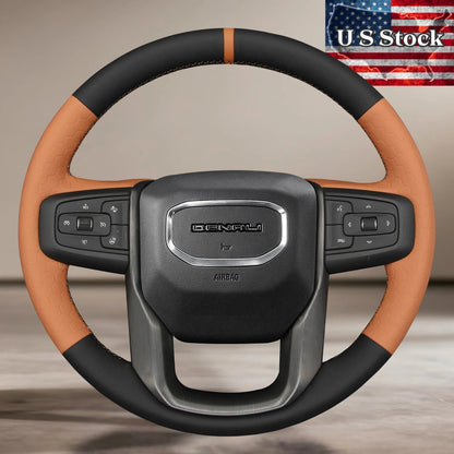 US STOCK Steering Wheel Cover For GMC Sierra 2019-2024