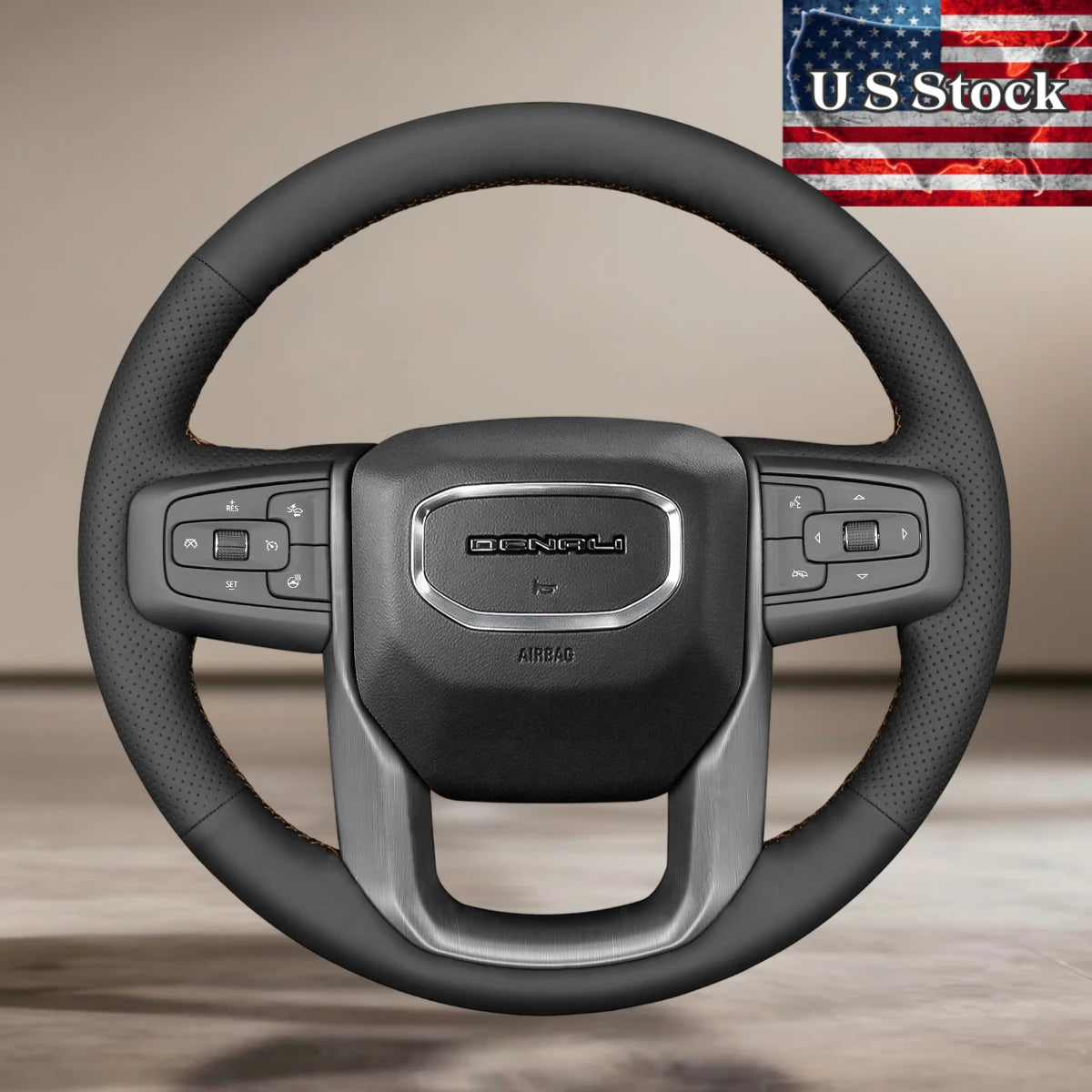 US STOCK Steering Wheel Cover For GMC Sierra 2019-2024