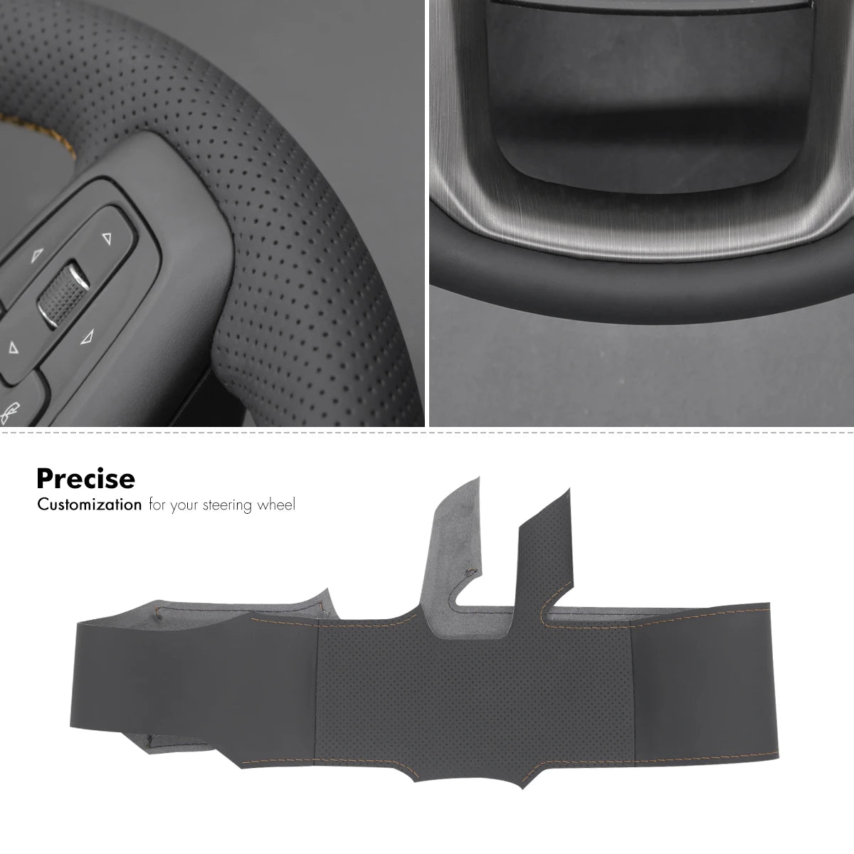 US STOCK Steering Wheel Cover For GMC Sierra 2019-2024