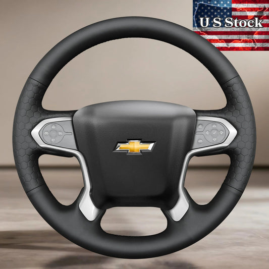 US STOCK Steering Wheel Cover For Chevrolet (Chevy) Silverado 2014-2019