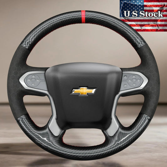 US STOCK Steering Wheel Cover For Chevrolet (Chevy) Silverado 2014-2019