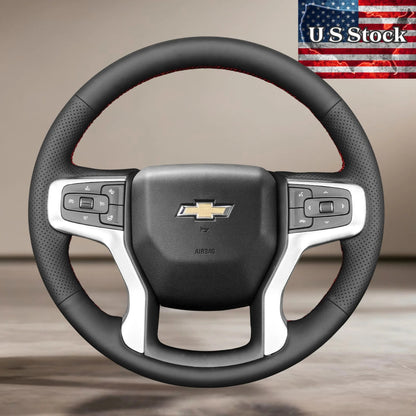 US STOCK Steering Wheel Cover For Chevrolet (Chevy) Silverado 2019-2024
